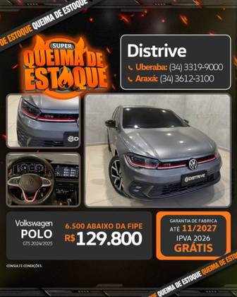 VOLKSWAGEN POLO 1.4 250 TSI GTS AUTOMÁTICO